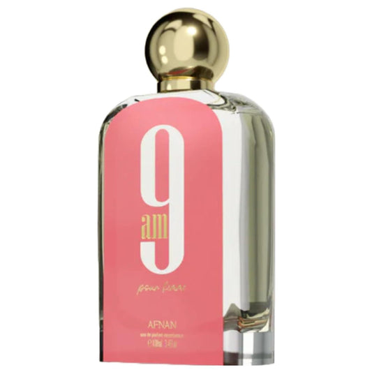 Afnan 9 AM Pour Femme Eau De Parfum Scent Spray 3.4 oz
