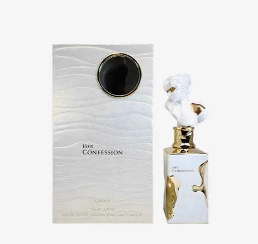 Lattafa Her Confession Eau de Parfum for Women Spray - 3.4 oz / 100 ml