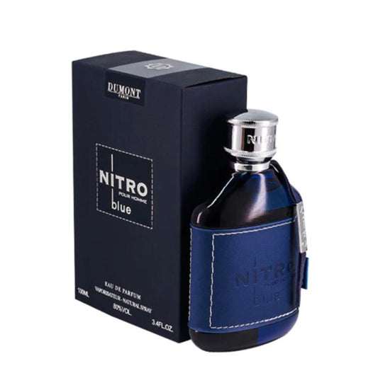Dumont Nitro Blue Eau De Parfum Scent for Men - 3.4 oz / 100 ml