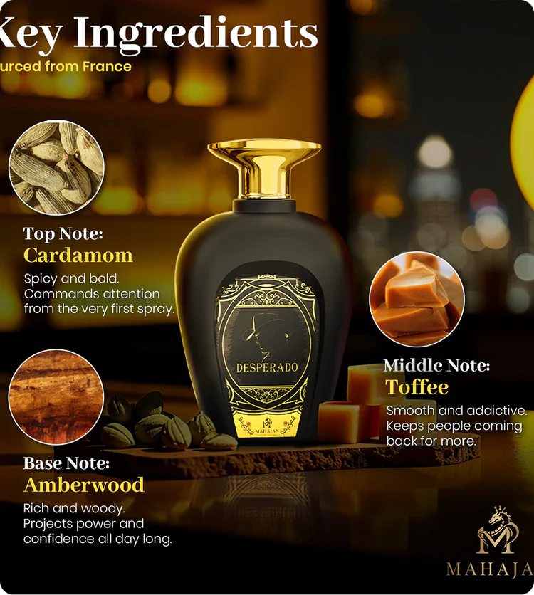 Mahajan Desperado Eau de Parfum for Men – 3.4 oz / 100 ml