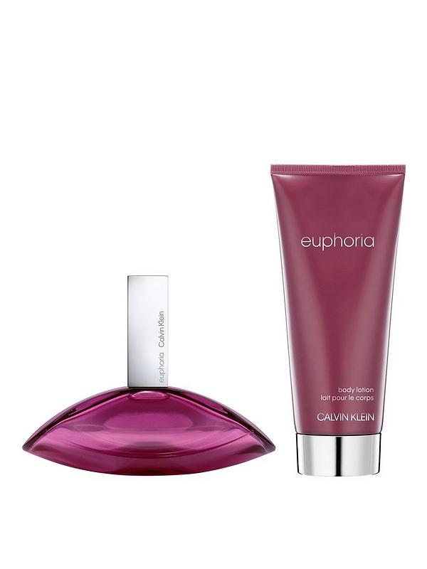 Calvin Klein Euphoria 2-Piece Gift Set for Women (1.7 Oz EDP & Body Lotion)