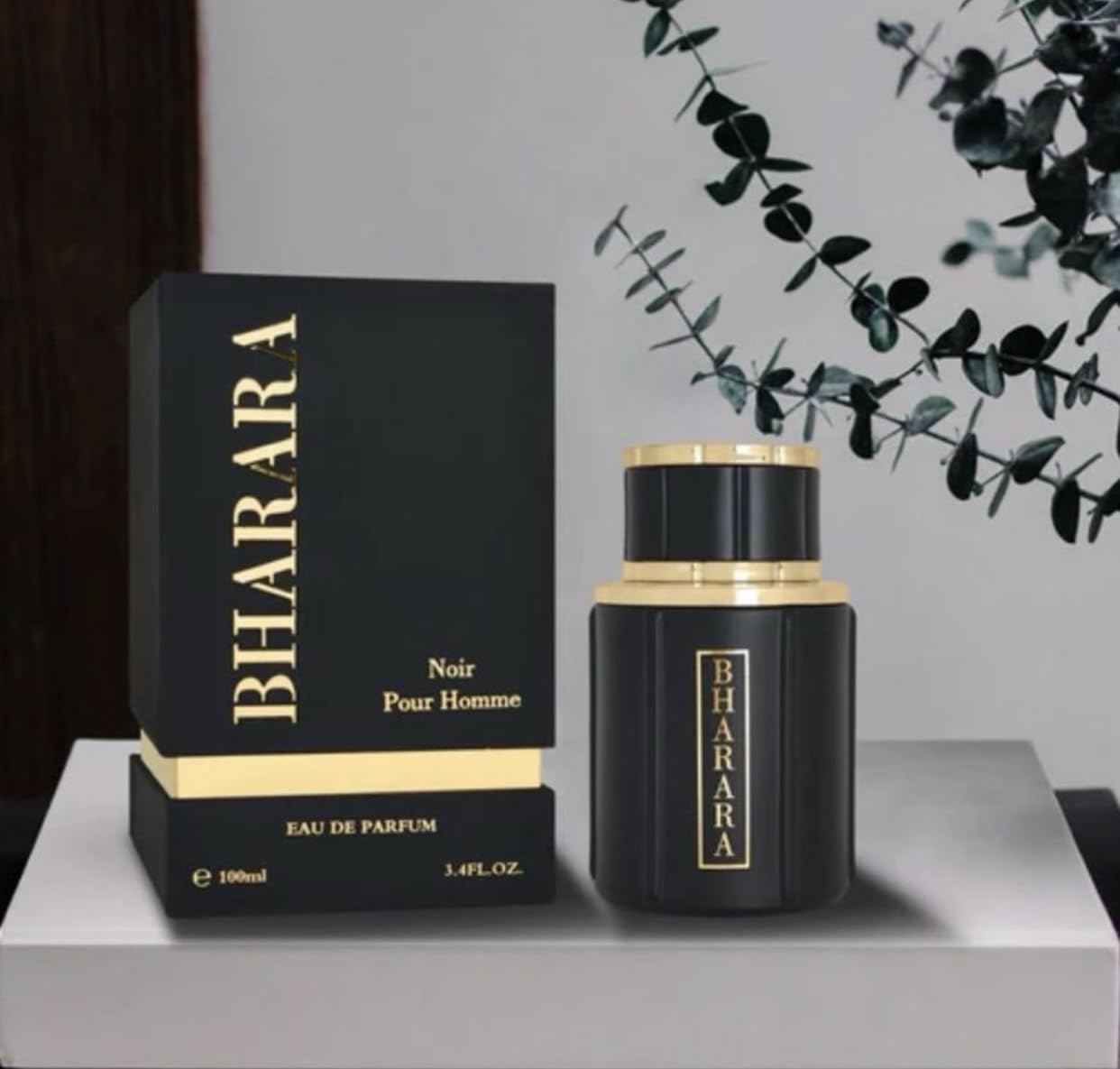 Bharara Noir Eau De Parfum Spray for Men 3.4 Oz / 100 ml