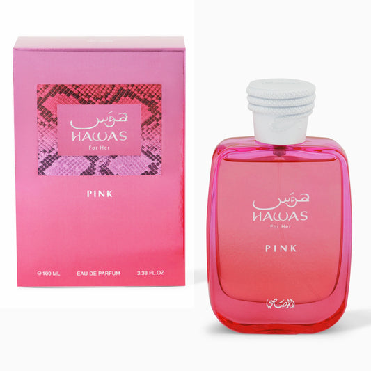 Rasasi Hawas Pink Eau de Parfum for Women 3.4 oz