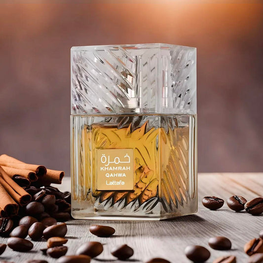 Lattafa Khamrah Qahwa EDP Perfume Unisex Spray 3.4 oz