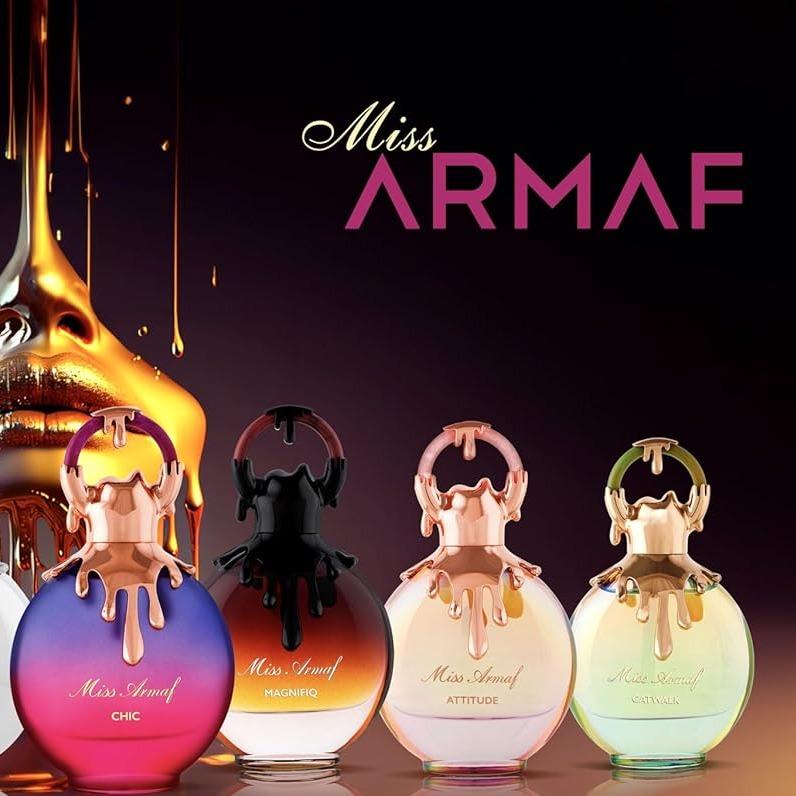 Miss Armaf MAGNIFIQ Eau de Parfum Spray for Women - 3.4 oz by Armaf