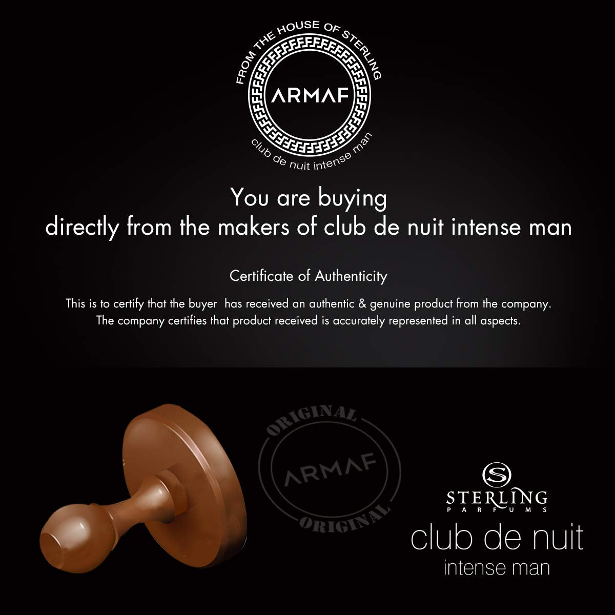 Armaf Club De Nuit Intense 2-Pcs Gift Set for Men - (3.6 oz EDT Spray + 6.8 oz Body Spray)