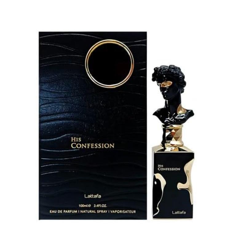Lattafa His Confession Eau de Parfum Spray for Men - 3.4 oz / 100 ml