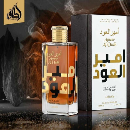 Lattafa Ameer Al Oudh Intense Oud Eau De Parfum Spray Men - 3.4 oz