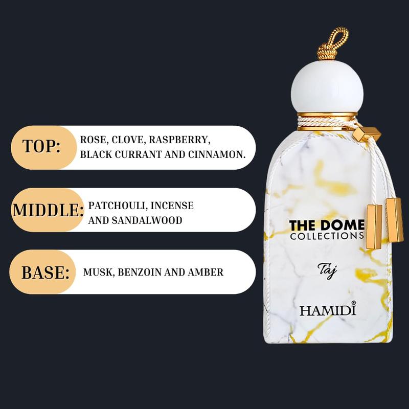 Hamidi The Dome Taj Eau De Parfum Spray for Men & Women - 3.4 oz