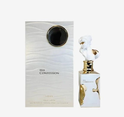Lattafa Her Confession Eau de Parfum for Women Spray - 3.4 oz / 100 ml