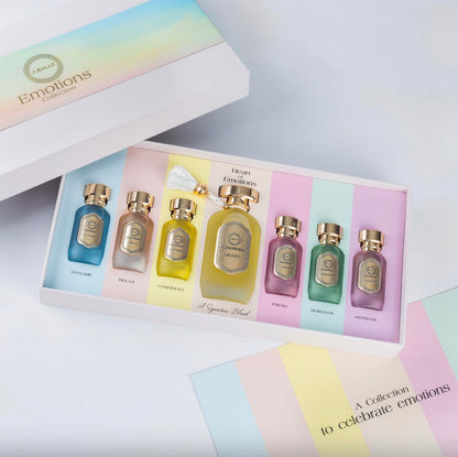 Armaf Emotions Heart Eau de Parfum Unisex Gift Set - 7 Fragrances Blend of Emotions