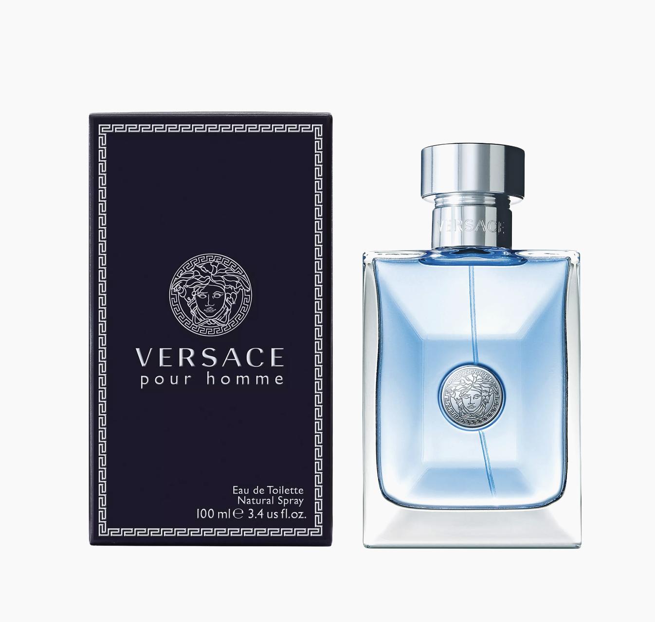 Versace Pour Homme Eau de Toilette for Men 3.4 oz / 100 ml