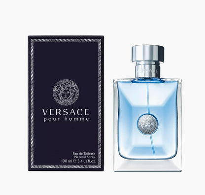 Versace Pour Homme Eau de Toilette for Men 3.4 oz / 100 ml