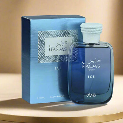 Rasasi Hawas Ice for Men Eau de Parfum Spray - 3.4 oz
