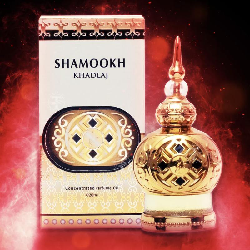 Khadlaj Shamookh Gold Concentrated Perfume Oil - 0.67 oz, Unisex
