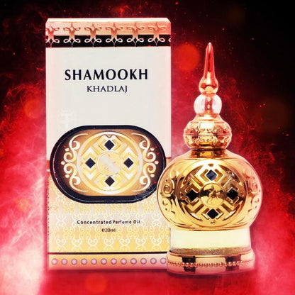 Khadlaj Shamookh Gold Concentrated Perfume Oil - 0.67 oz, Unisex