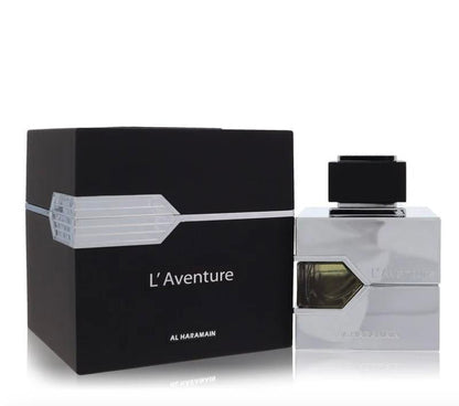 Al Haramain L'aventure Eau De Parfum Spray for Men 3.4 oz