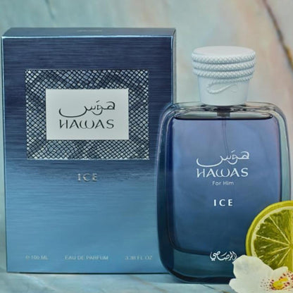 Rasasi Hawas Ice for Men Eau de Parfum Spray - 3.4 oz