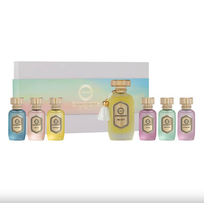 Armaf Emotions Heart Eau de Parfum Unisex Gift Set - 7 Fragrances Blend of Emotions