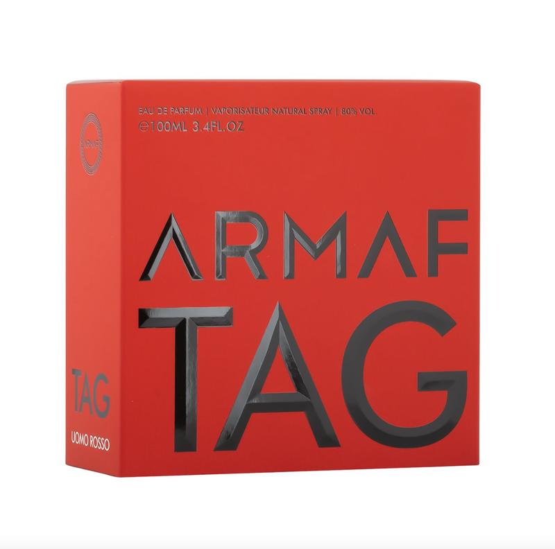 Armaf Tag Uomo Rosso Eau De Parfum For Men - 3.4 oz / 100 ml