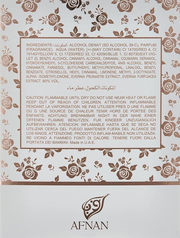 Afnan Souvenir Floral Bouquet Perfume for Women Eau de Parfum Spray 3.4 oz