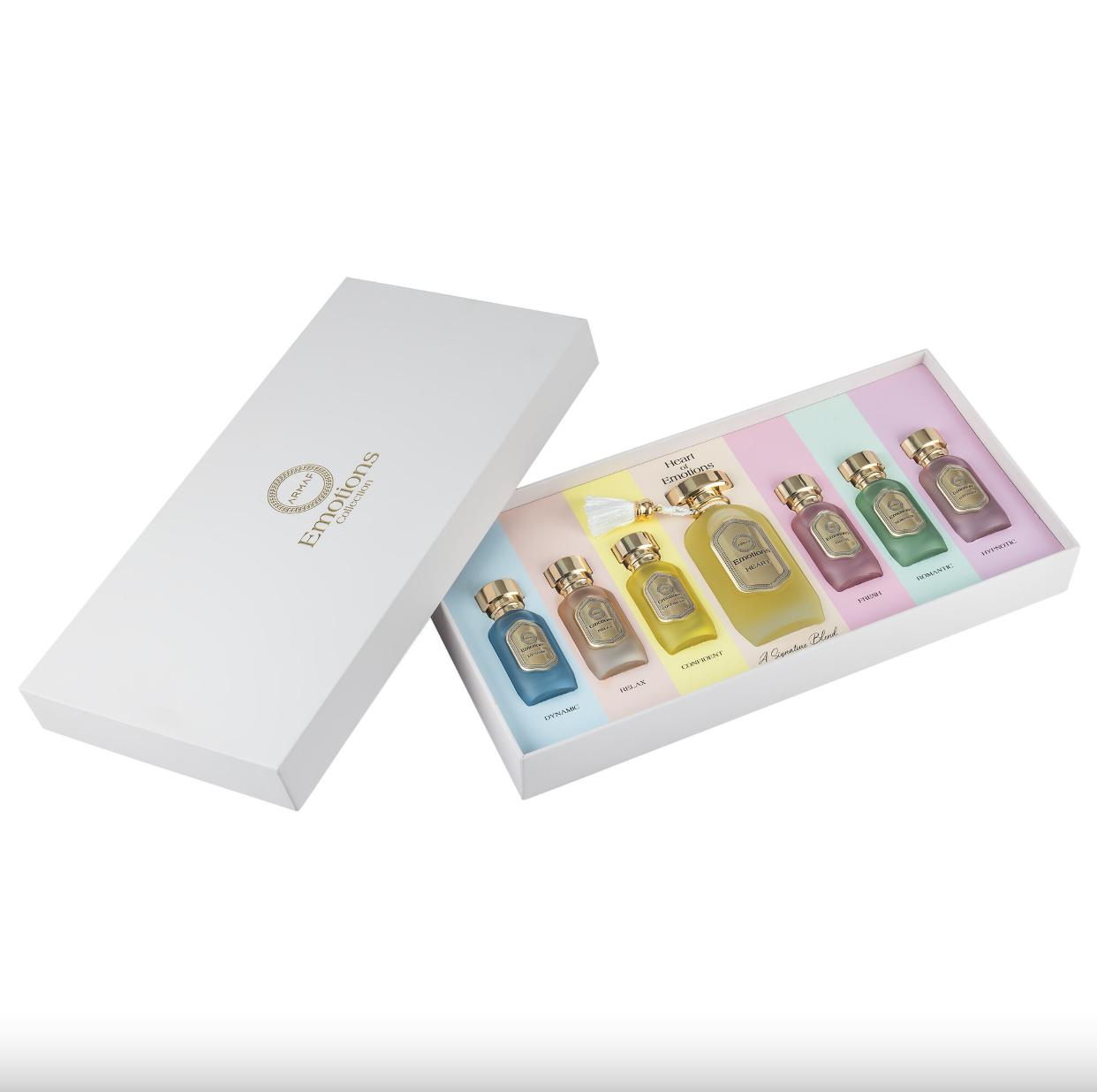 Armaf Emotions Heart Eau de Parfum Unisex Gift Set - 7 Fragrances Blend of Emotions