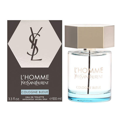 Yves Saint Laurent L'Homme Cologne Bleue Eau de Toilette for Men 3.4 oz