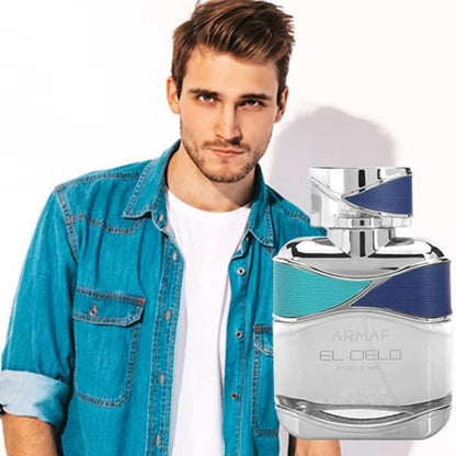 Armaf El Cielo Pour Homme for Men Eau de Parfum Spray - 3.4 oz