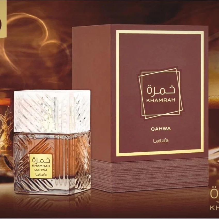 Lattafa Khamrah Qahwa EDP Perfume Unisex Spray 3.4 oz