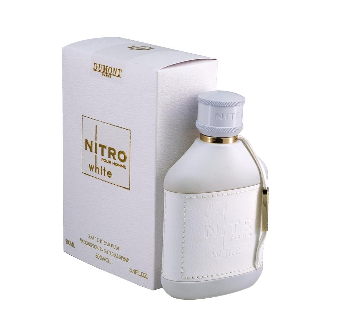 Dumont Nitro White Eau De Parfum For  Men - 3.4 oz Spray