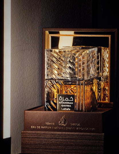 Lattafa Khamrah Qahwa EDP Perfume Unisex Spray 3.4 oz