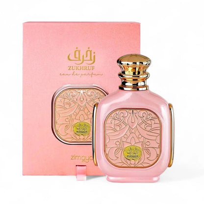 Zimaya Zukhruf Pink Eau De Parfum Spray for Women - 3.4 oz / 100 ml Fragrance Perfume