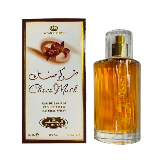 Choco Musk Eau de Parfum Spray for Women 1.7 oz / 50 ml by Al-Rehab