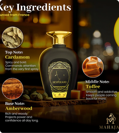 Mahajan Desperado Eau de Parfum for Men – 3.4 oz / 100 ml
