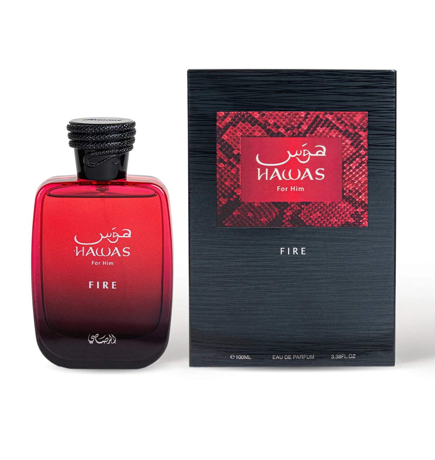 Rasasi Hawas Fire Eau de Parfum For Him 3.4 oz