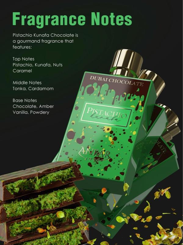 Anfar Dubai Chocolate Pistachio Kunafa Eau de Parfum 2.8 oz