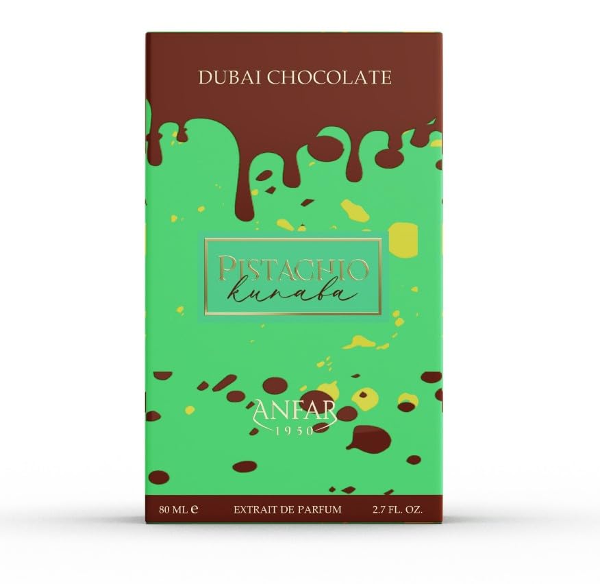 Anfar Dubai Chocolate Pistachio Kunafa Eau de Parfum 2.8 oz