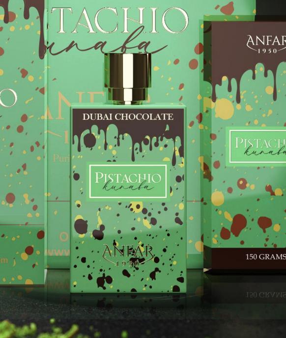 Anfar Dubai Chocolate Pistachio Kunafa Eau de Parfum 2.8 oz
