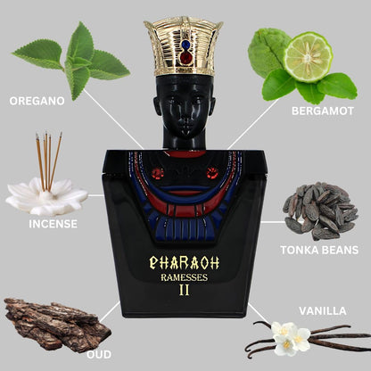 Bharara Pharaoh Ramesses II Eau De Parfum for Men 3.4oz
