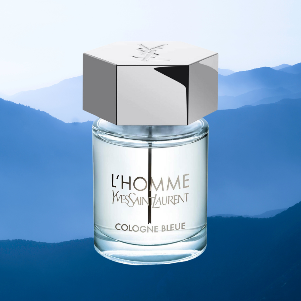 Yves Saint Laurent L'Homme Cologne Bleue Eau de Toilette for Men 3.4 oz