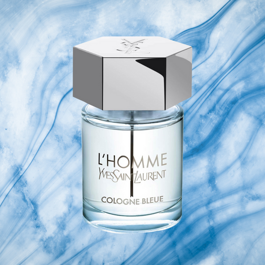 Yves Saint Laurent L'Homme Cologne Bleue Eau de Toilette for Men 3.4 oz