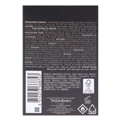 Yves Saint Laurent L'Homme Eau de Parfum Spray for Men – 3.3 oz / 100 ml