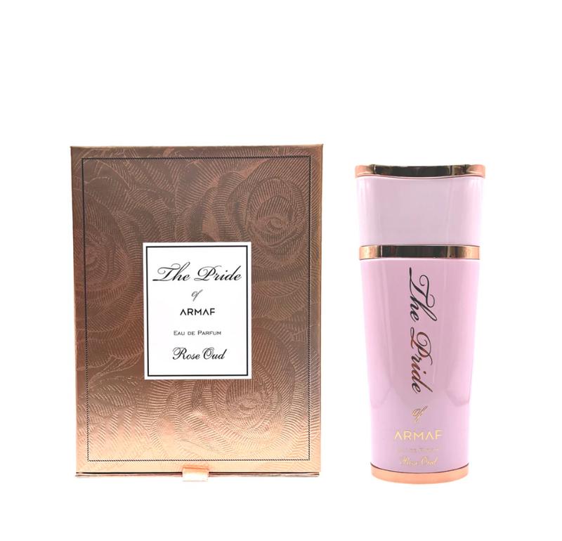 The Pride of Armaf Rose Oud Eau de Parfum Spray for Women - 3.4 oz / 100 ml