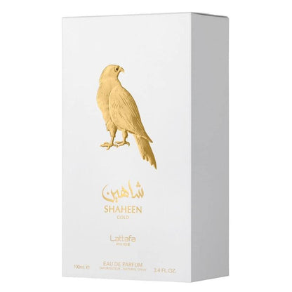 Lattafa Shaheen Gold for Unisex Eau de Parfum Spray - 3.4 oz