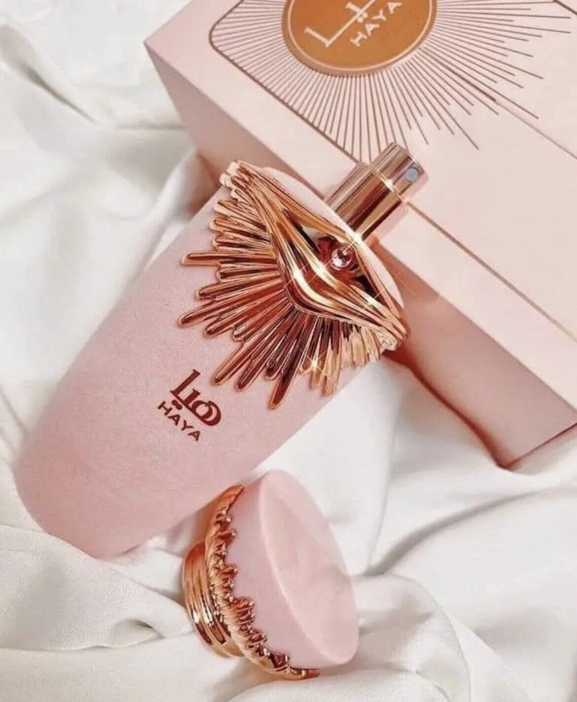 Lattafa Haya Eau de Parfum Spray for Women 3.4 oz