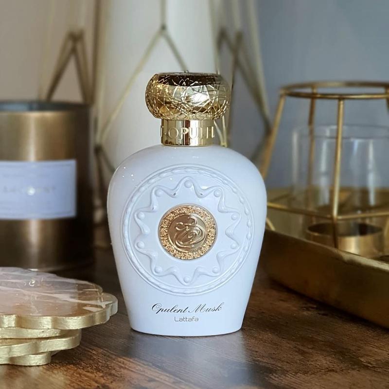 Lattafa Opulent Musk for Women Eau de Parfum Spray- 3.4 oz Fragrance