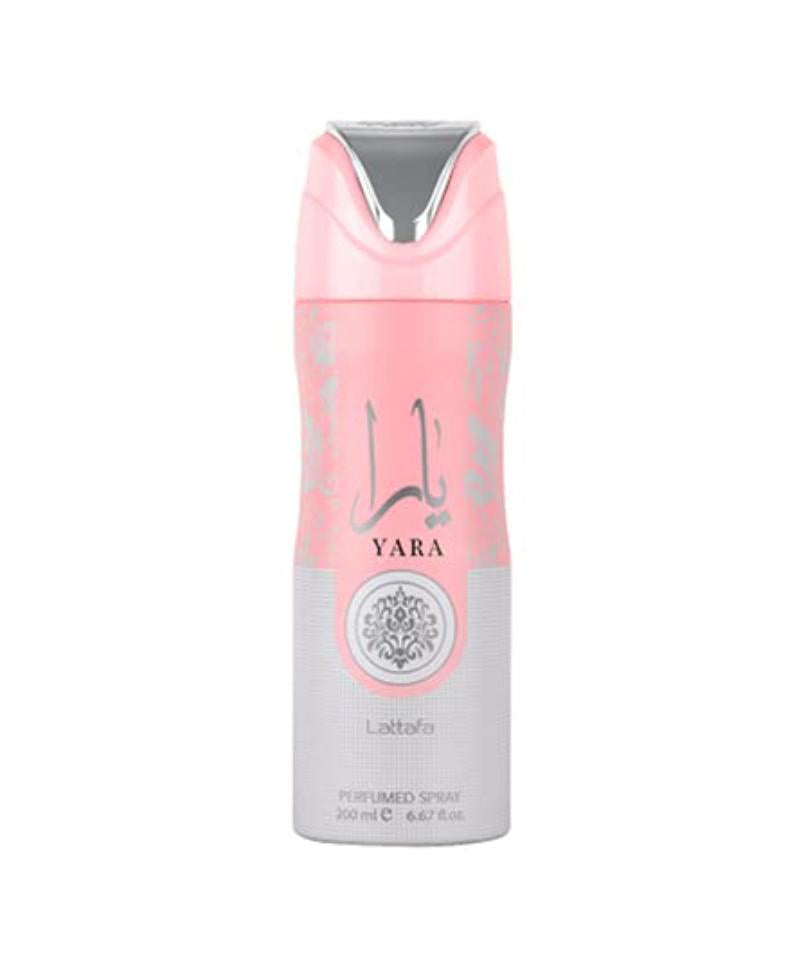 Lattafa Yara 3 Piece Gift Set - 3.4 oz EDP Spray + 6.7 oz Deodorant + 1.7 oz Hairmist
