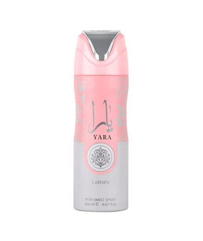 Lattafa Yara 3 Piece Gift Set - 3.4 oz EDP Spray + 6.7 oz Deodorant + 1.7 oz Hairmist