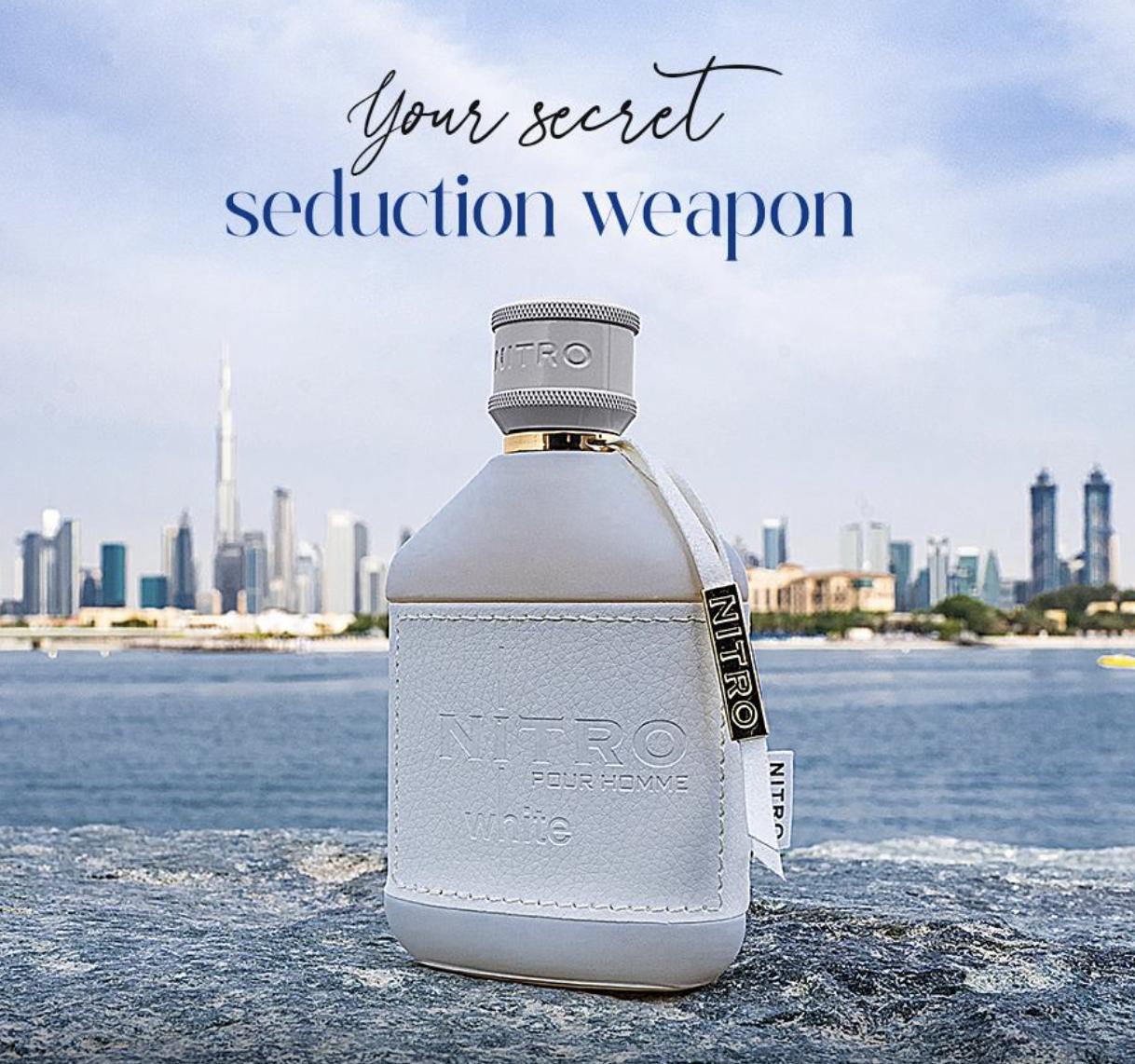 Dumont Nitro White Eau De Parfum For  Men - 3.4 oz Spray