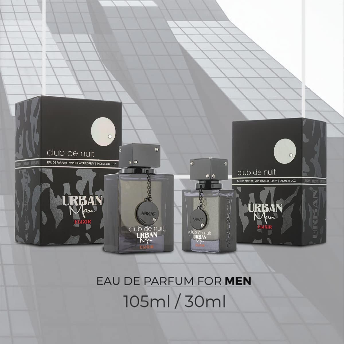Armaf Club De Nuit Urban Man Elixir for Men Eau de Parfum Spray - 3.6 oz